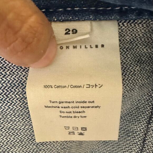 Simon Miller‎ Wide Leg Jeans Womens Size 29 Denim Zip Fly - Picture 5 of 16